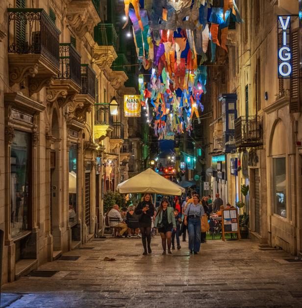 South Street in Valletta