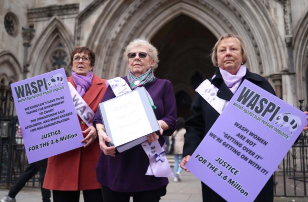 Women Against State Pension Inequality campaigners launch legal action against UK government