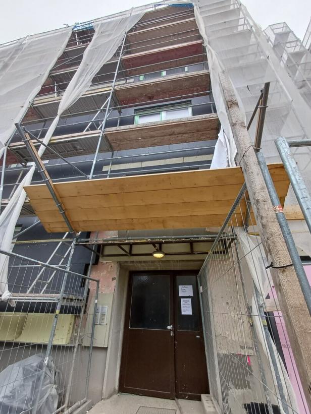 Bauarbeiten im Europahof