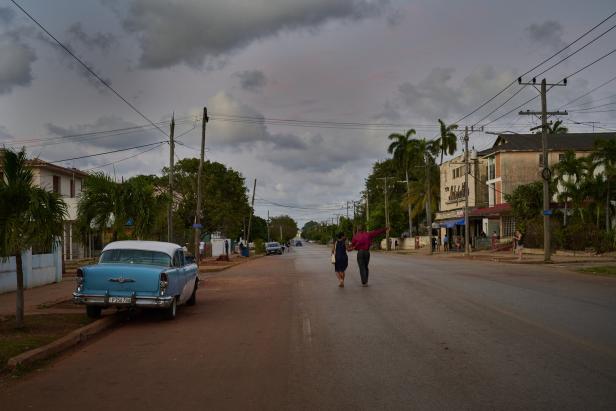 Leere Straße in Havanna.