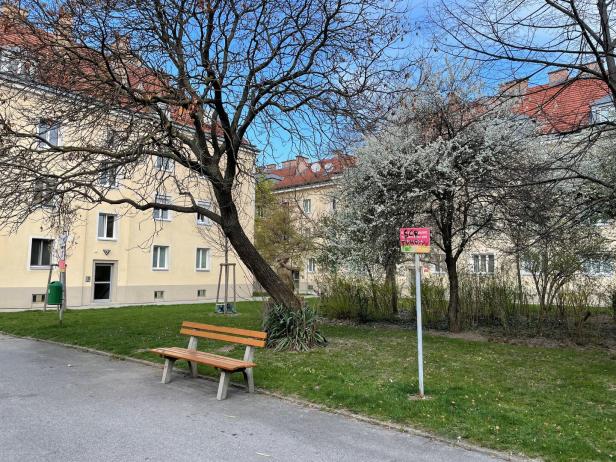 Ein klassischer Gemeindebau in Floridsdorf