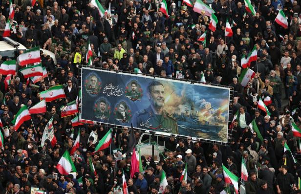 Funeral of Revolutionary Guard Navy Commander Alireza Tangsiri in Tehran