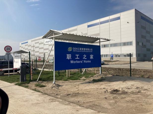 Das "Worker’s Home" für chinesische Arbeiter in Debrecen.