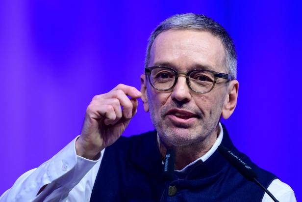 Head of Freedom Party Herbert Kickl attends the political ash Wednesday event in Ried