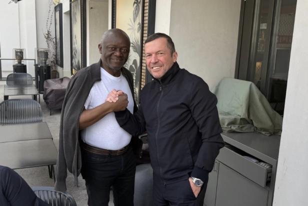 Vincent Kompanys Vater und Lothar Matthäus