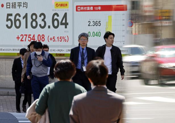 Tokyo stocks jump after US President Trump announces Iran cease-fire