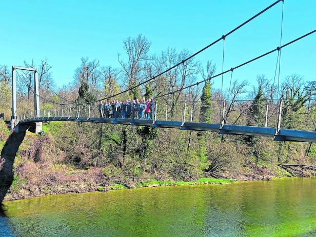 Hängeseilbrücke über die Ybbs 