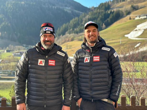 Johannes Zöchling und ÖSV-Alpinchef Christian Mitter