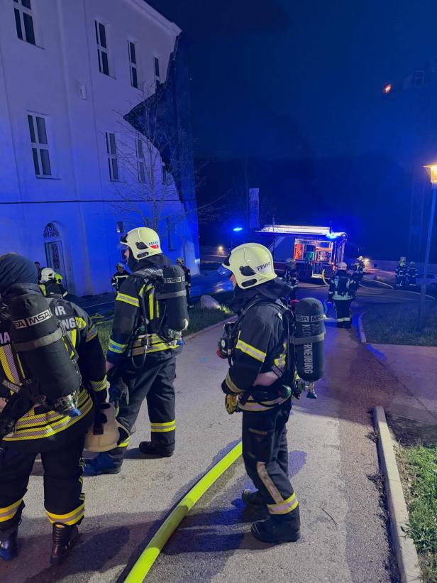 Brand im Art Brut Center Gugging