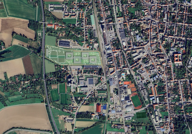 Visualisierung Einflugschneise