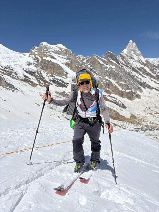 Franz Gschiegl am Kedar Dome.