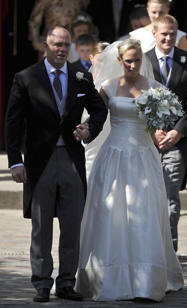 Zara Tindall in ihrem Stewart-Parvin-Hochzeitskleid