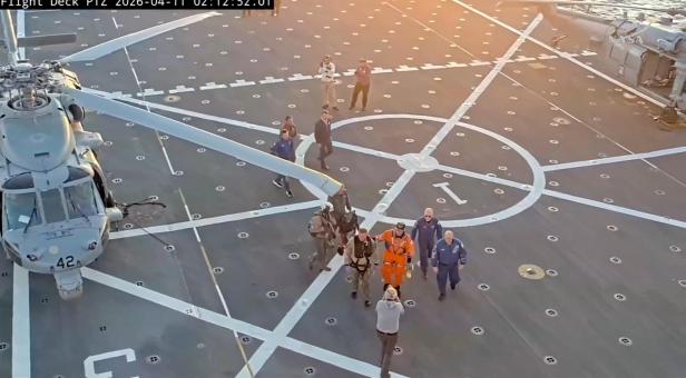 Ausflug zum Mond geglückt: Artemis-2-Crew zurück von Rekordmission