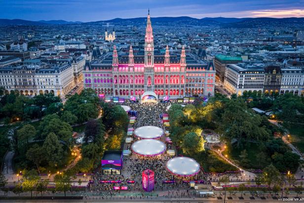 Song Contest Wien Red Carpet Rathausplatz