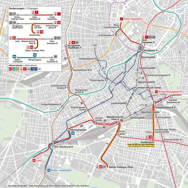 USTRAB-Sperren auf der Karte verzeichnet