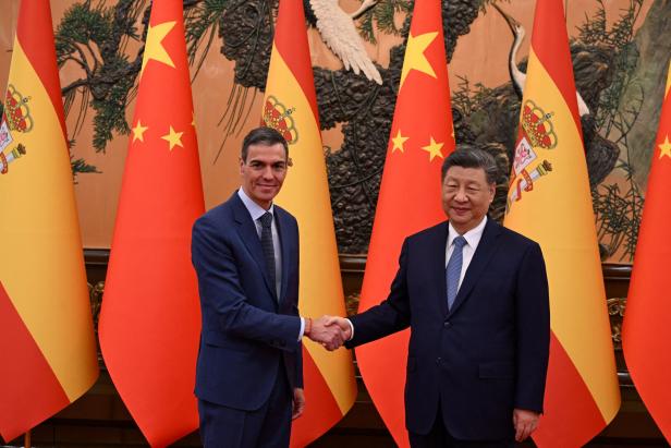 Spain's Prime Minister Pedro Sanchez visits China