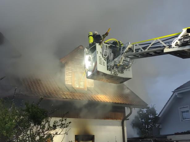 Wohnhausbrand in Niederösterreich