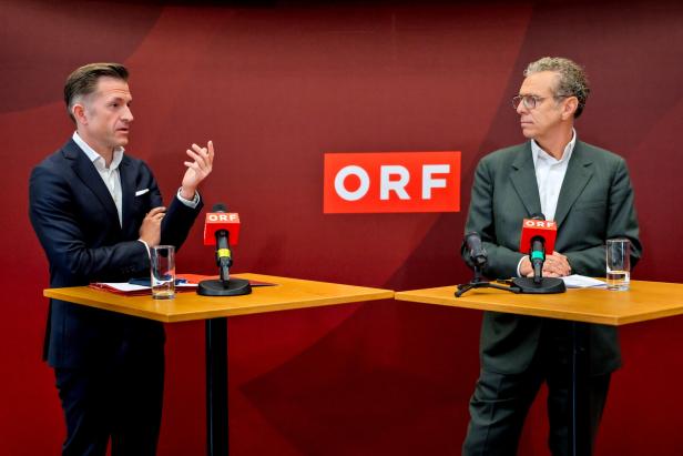 Pressegespräch des ORF-Stiftungsratsvorsitzenden Heinz Lederer und des stellvertretenden Vorsitzenden Gregor Schütze