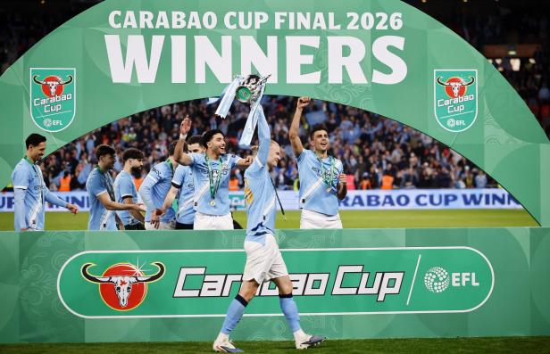 Im Finale des League Cups setzte sich Manchester City gegen Arsenal im März mit 2:0 durch