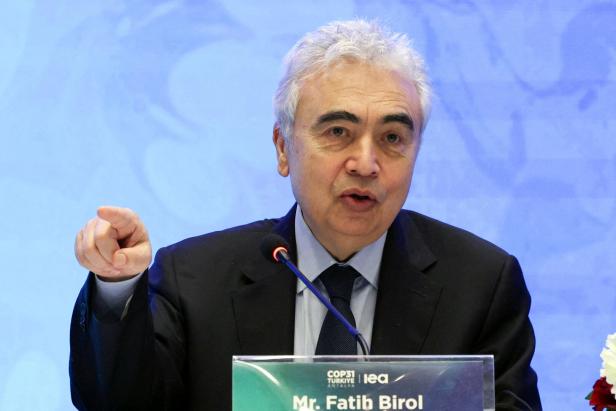 FILE PHOTO: IEA Executive Director Birol speaks during a press conference in Istanbul