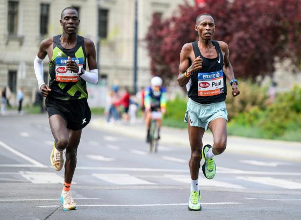 LEICHTATHLETIK: 43. VIENNA CITY MARATHON (VCM): CHESEREK (KEN) / TIONGIK (KEN)