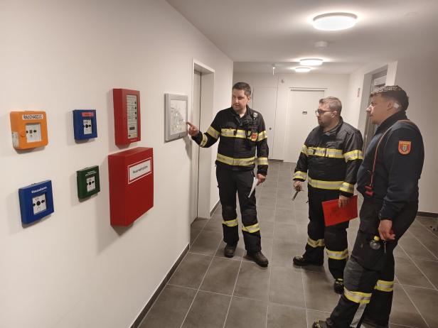 Schulung für die Einsatzkräfte im neuen Wohnviertel