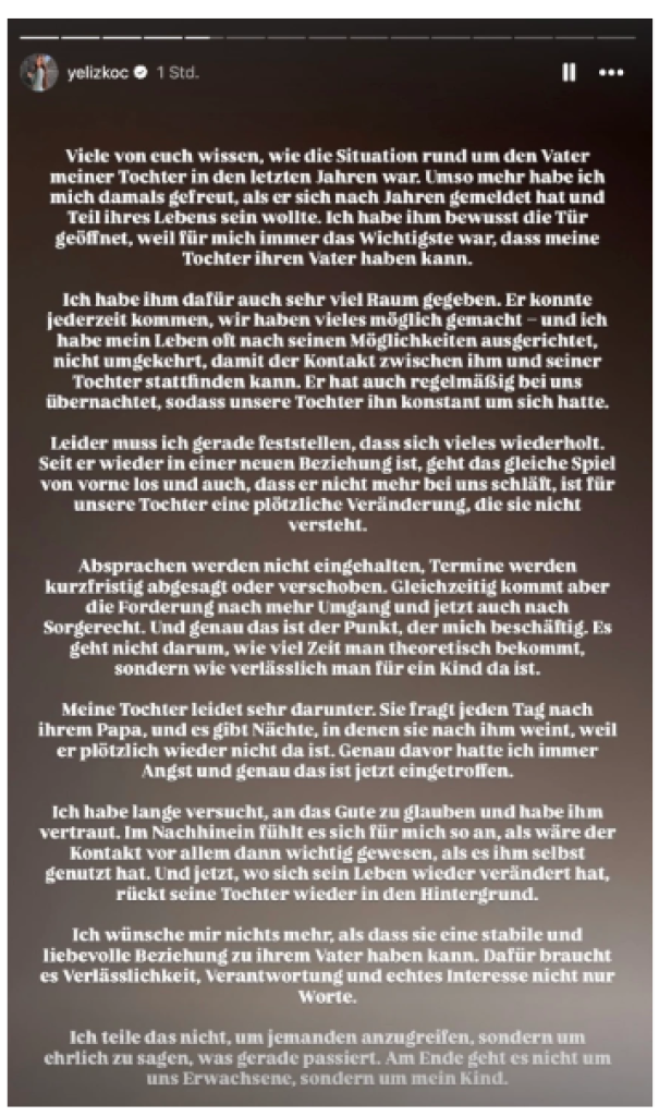 Ein Posting von Yelic Koc