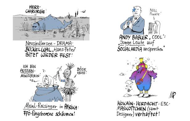 Karikatur von Michael Pammesberger