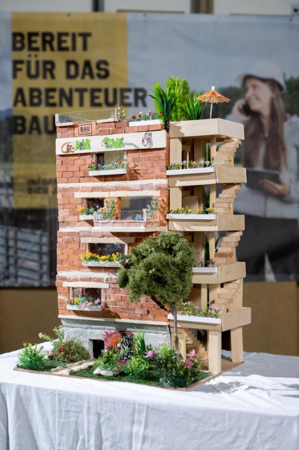 Ein selbst gebautes Hochhaus 