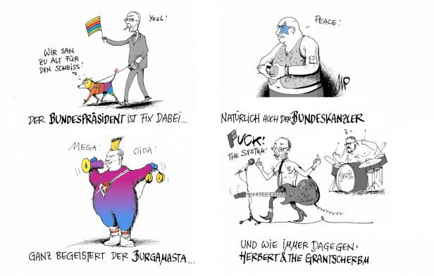 Karikatur von Michael Pammesberger