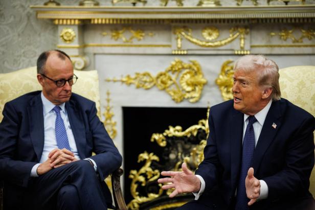 Deutschlands Bundeskanzler Merz und US-Präsident Trump