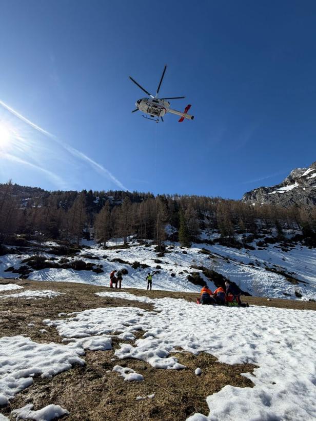 Rettungshubschrauber Martin 1 im Einsatz 