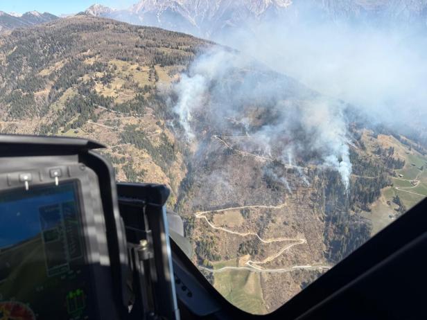 Assistenzeinsatz des Bundesheeres in Kärnten ­ Unterstützung bei Waldbrand im Lesachtal