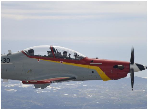 SPAIN-PRINCESS-ROYALS-AIR FORCE