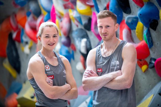 Jessica Pilz und Jakob Schubert sind seit Jahren die österreichischen Aushängeschilder im Sportklettern