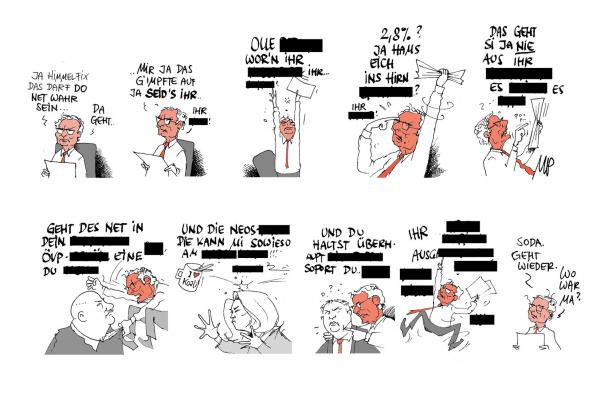 Karikatur von Michael Pammesberger