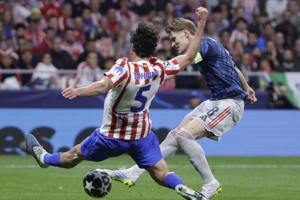 Intensives Duell: Bei Atletico gegen Arsenal ging es heiß her