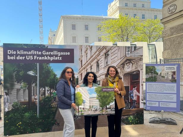 Baustart Oberfläche u5 Frankhplatz