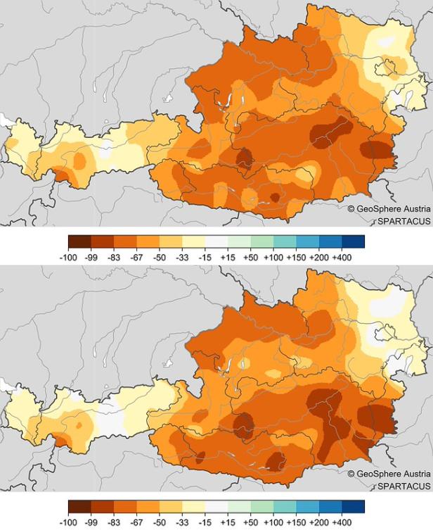 Trockenheit in Österreich