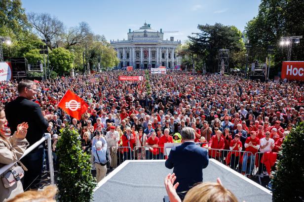 1. MAI-AUFMARSCH DER SPÖ: LUDWIG (SPÖ)