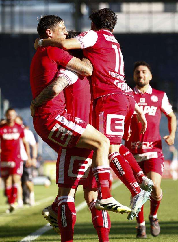 FUSSBALL: ADMIRAL BUNDESLIGA/. QUALIFIKATIONSGRUPPE/8. RUNDE: GAK - WSG TIROL