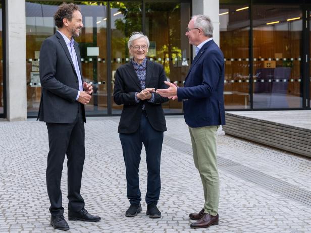 Martin Hetzer, Wolfgang Schüssel und Stephan Pernkopf.