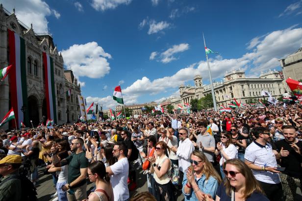 Inaugural session of Hungary's parliament in Budapest