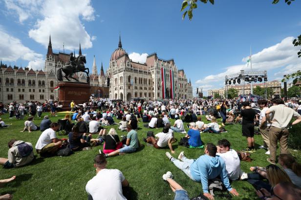 Inaugural session of Hungary's parliament in Budapest