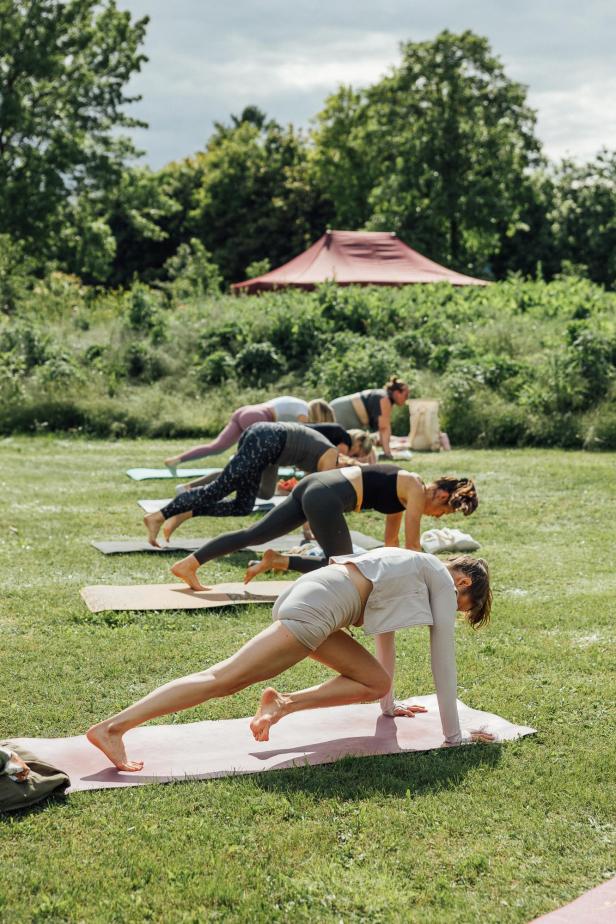 Yoga im Park 
