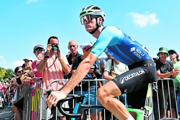 Felix Gall hatte auf den ersten drei Etappen des Giro d'Italia noch keine brenzligen Situationen zu überstehen