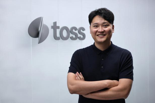 Toss Founder and CEO Lee Seung-gun at an interview with Reuters