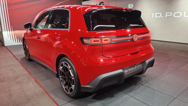 VW ID.Polo GTI von hinten: Ein bisschen sportlicher als der normale ID.Polo.