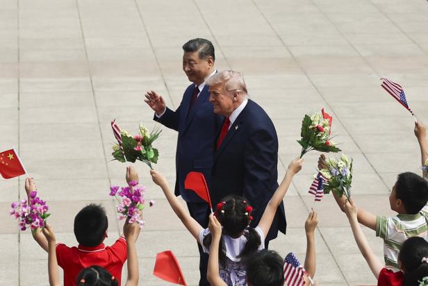 US President Donald Trump visits China