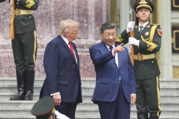 US President Donald Trump visits China